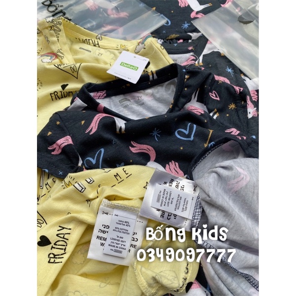 Váy Hè Cotton Bé Gái Kỳ Lân Delta