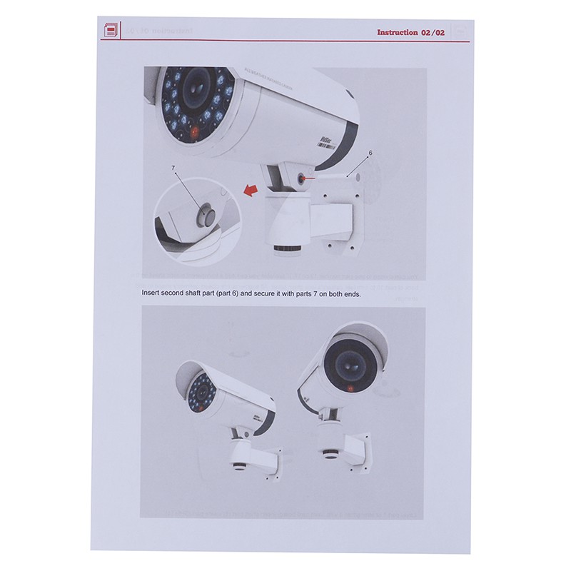 [desertwatercool]1:1 Paper Model Fake Security Dummy Surveillance Camera Security Model Puzzles