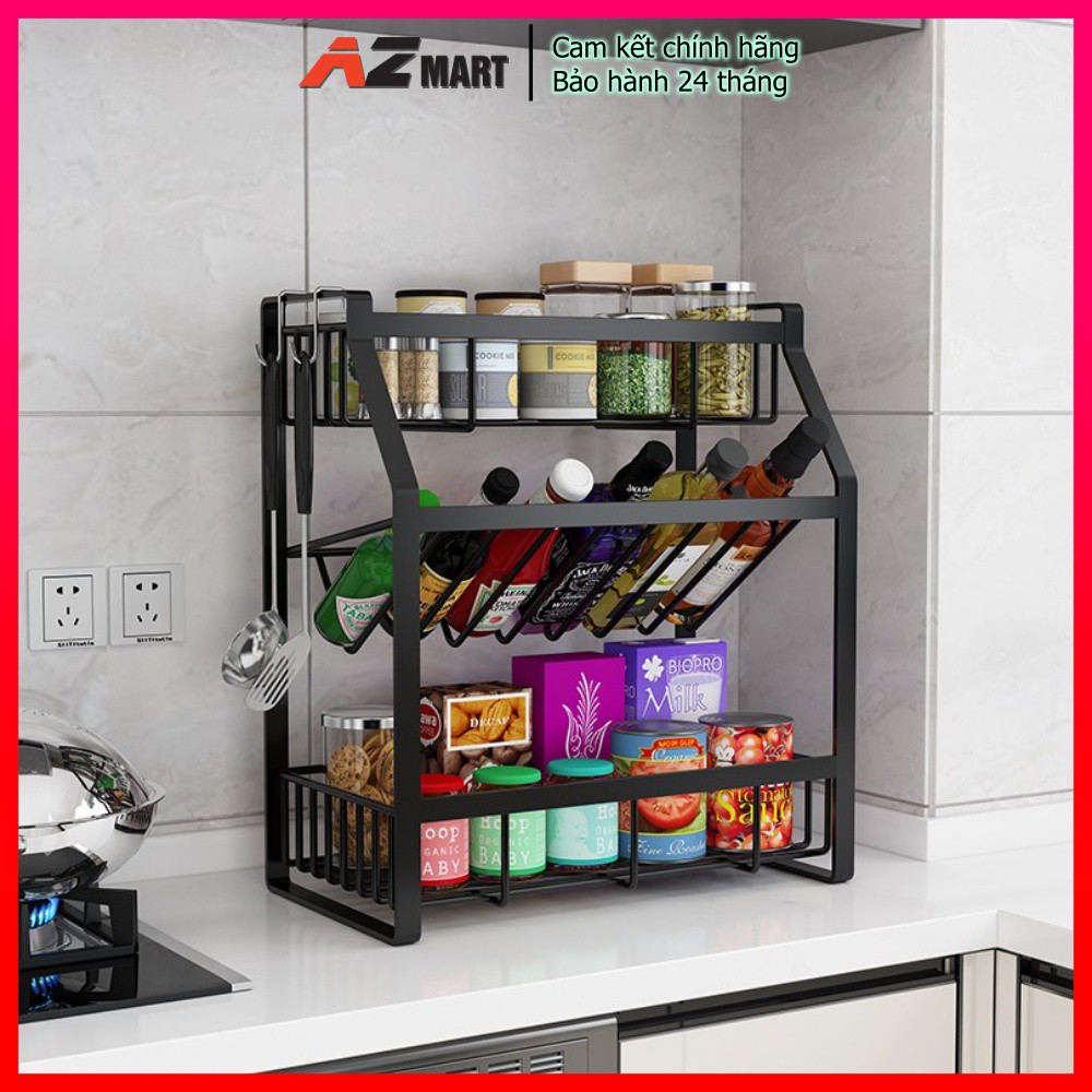 Kệ Nhà Bếp - Kệ Gia Vị - Sơn Tĩnh Điện 3 Lớp Cao Cấp Mẫu Mới 2021 | BigBuy360 - bigbuy360.vn