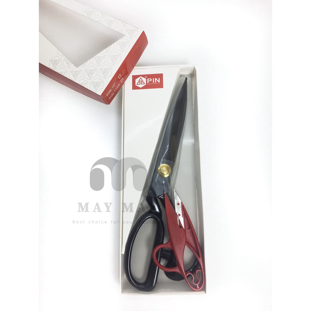 Kéo cắt vải cao cấp pin đen- tặng kèm 1 kéo bấm chỉ pin