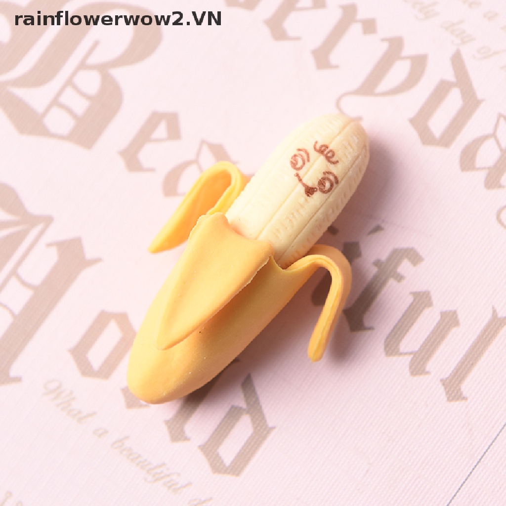 Bộ 2 Cục Tẩy Hình Quả Chuối Dễ Thương