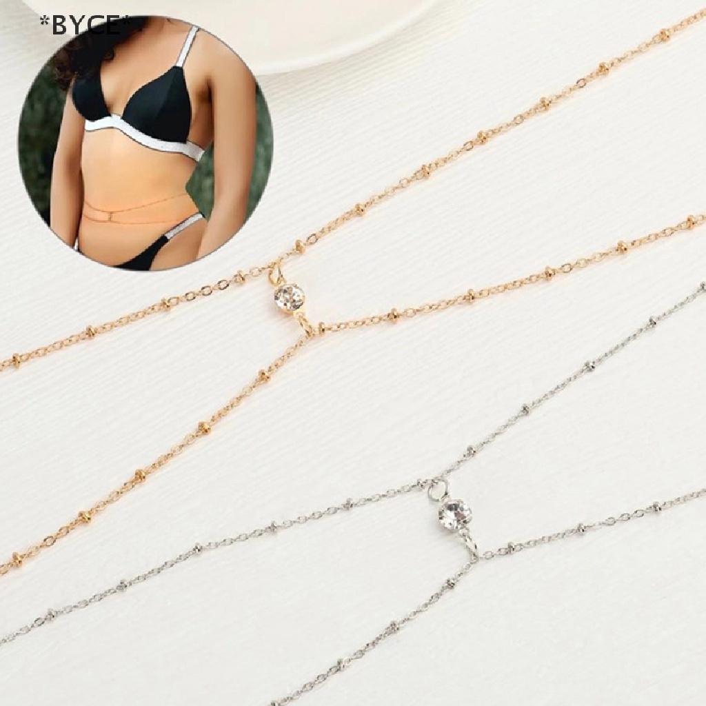 Chuỗi Dây Đeo Hông Hai Lớp Bằng Đồng Đơn Giản Thời Trang Gợi Cảm Cho Nữ