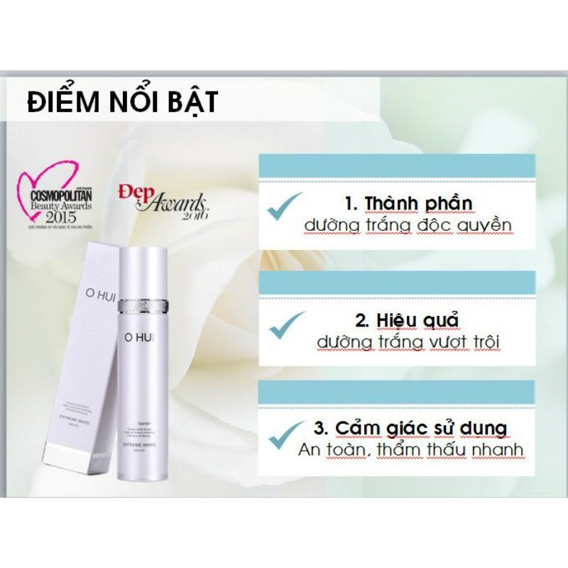 [𝔅𝔢𝔢❅] Serum Dưỡng Trắng Mờ Thâm Nám Ohui Extreme White Serum 45ml [𝔅𝔢𝔢❅]