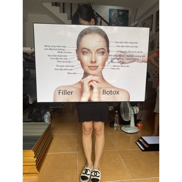 TRANH SPA TIÊM FILLER BOTOX SANH TRỌNG HIỆN ĐẠI CHO SPA THẨM MỸ VIỆN