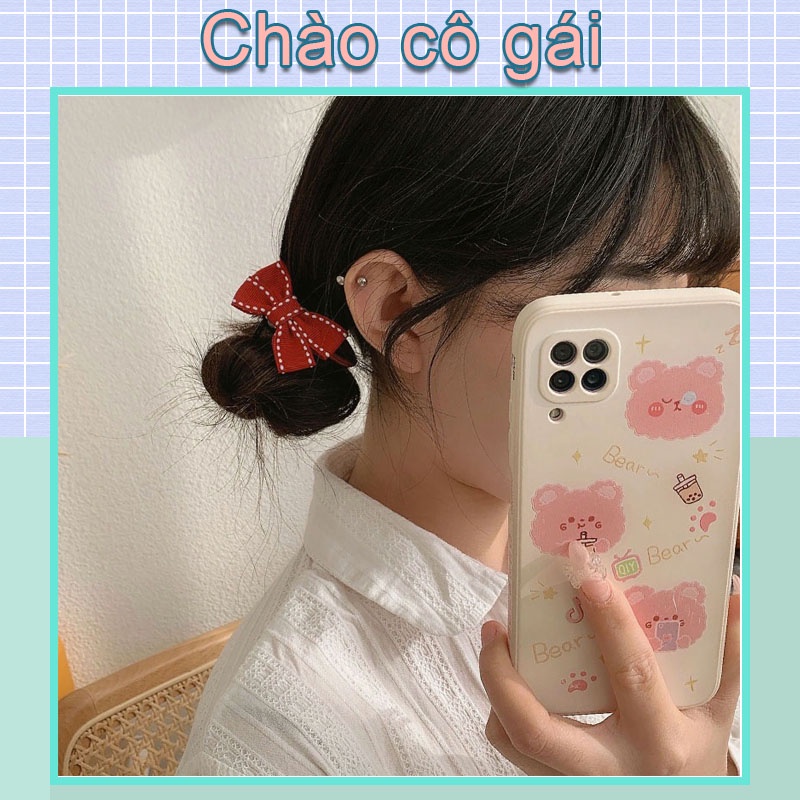 Dây buộc tóc kiểu nơ phong cách Hàn Quốc đơn giản thời trang dành cho nữ