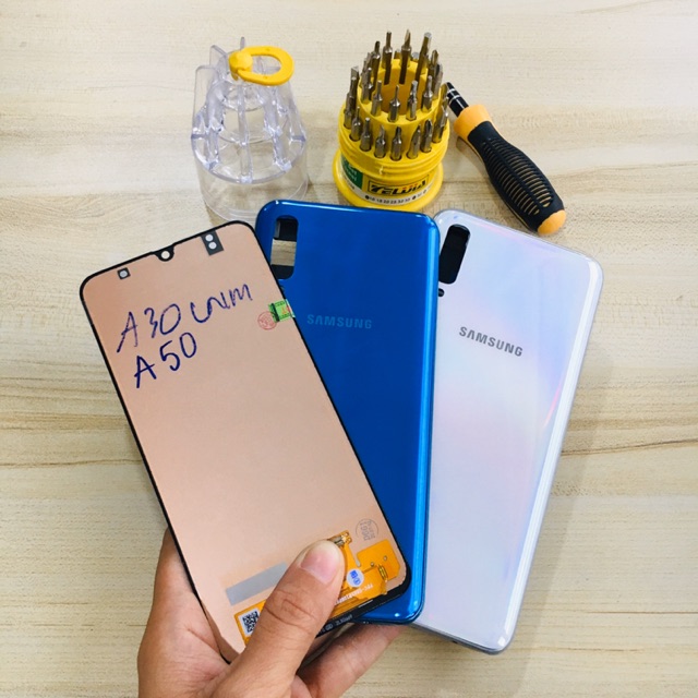 Combo Bộ Vỏ Sườn + Màn Hình Samsung A50 Zin Hàng Cao Cấp (tặng bộ vít)