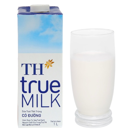 Combo 6 hộp 1 Lít sữa tươi tiệt trùng TH true MILK (6 hộp x 1 Lít)