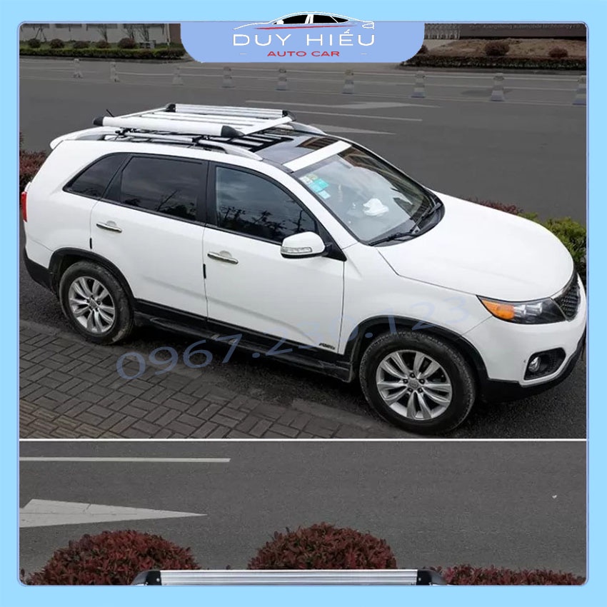 Giá Nóc Ô Tô Baga Vuông Chở Hàng Xe 5 chỗ Matiz, Spark, Fadil