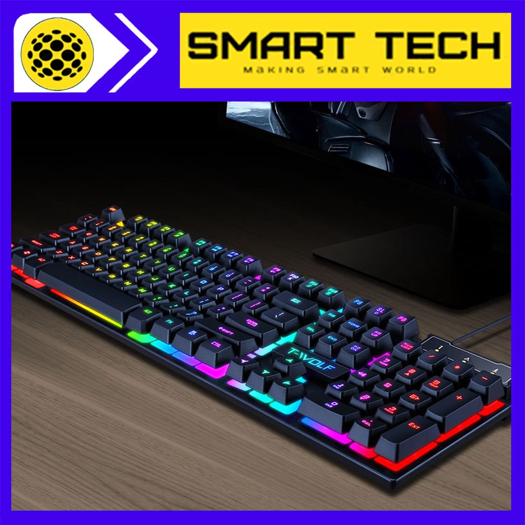 Bàn phím gaming máy tính LED T20 bàn phím rời dùng cho laptop máy tính