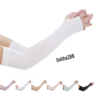 bít tất tay Tay Chống Nắng Hàn Quốc Xỏ Ngón Let's Slim AquaX Dày Dặn Ngăn Tia UV