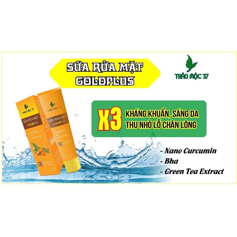 Sữa Rửa Mặt Gold Flus Thảo Mộc 37 | BigBuy360 - bigbuy360.vn