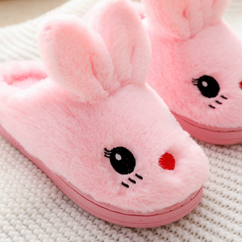 Dép Bông Đi Trong Nhà Hình Thỏ Xinh Xắn Cho Bé