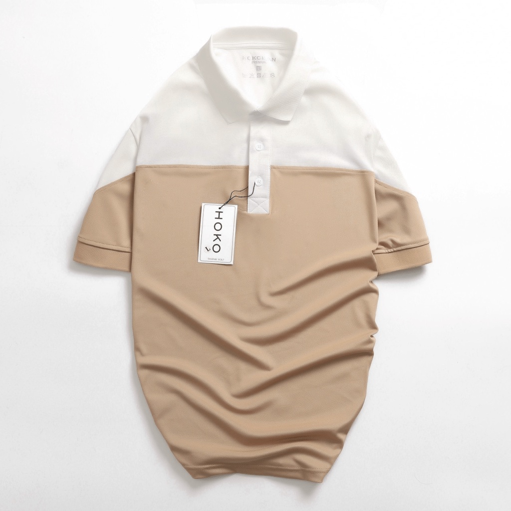Áo Thun Nam Cổ Bẻ Phối Màu chất Cotton Mát Thấm Hút Tốt Đủ Size Mặc Đẹp Lịch Lãm [NEW UNISEX]