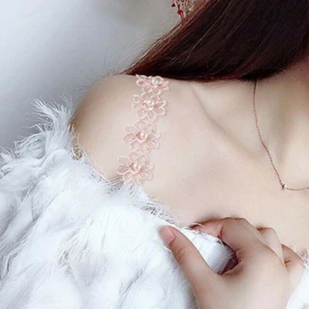 Dây Đeo Vai Bằng Silicon Đàn Hồi Trong Suốt Họa Tiết Hoa 26Ede Gợi Cảm Cho Đám Cưới