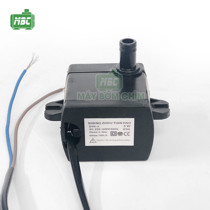Máy bơm quạt hơi nước 5w DYH | Dùng cho quạt Diakio, Sunhouse, Midea  loại nhỏ