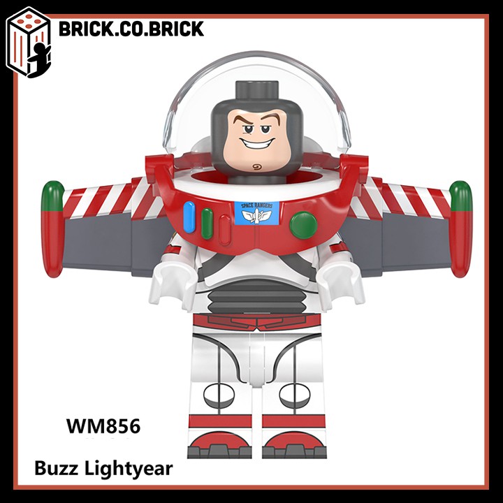 WM6077 (CÓ SẴN) - Đồ chơi lắp ráp minifigure nhân vật lego Câu chuyện đồ chơi Toy Story phiên bản giáng sinh