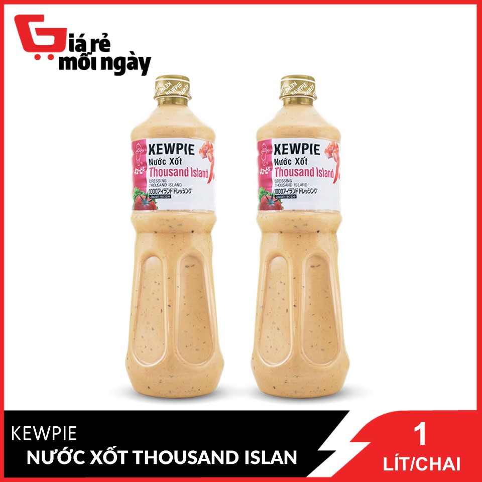 Combo 2 Chai Nước xốt Kewpie Thousand Islan chai 1L