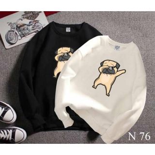 Áo đôi thu đông hình gấu đáng yêu, vải đẹp ( giá 2C )