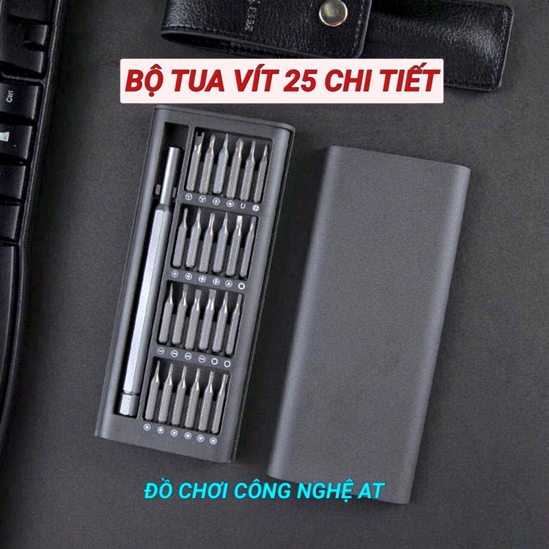 BỘ TUA VÍT 25 CHI TIẾT ĐA NĂNG NHỎ GỌN CHẤT LIỆU THÉP ĐỘ CỨNG CAO,CHỊU LỰC TỐT TÍCH HỢP NAM CHÂM