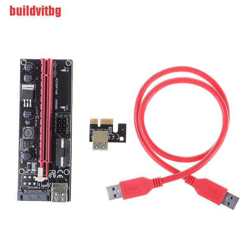 Card Chuyển Đổi Pci-E 009s Plus Pci-E 1x Sang 16x 60cm Usb 3.0 Gvq