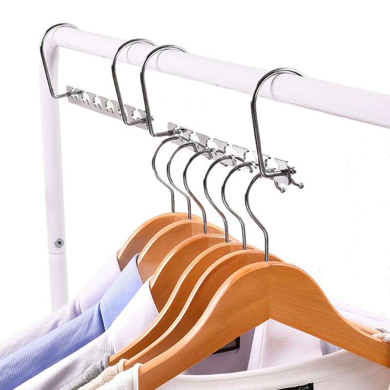 Móc dây xích kim loại treo quần áo tiết kiệm không gian