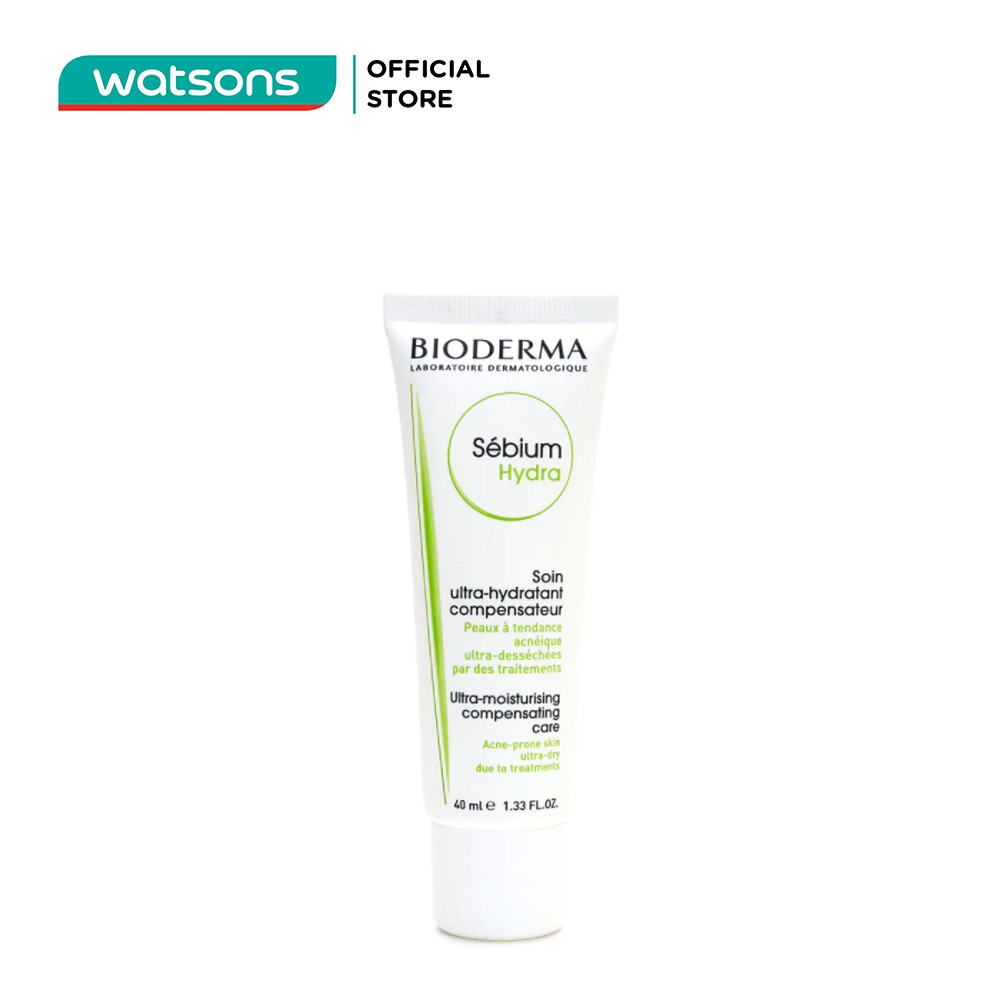 Kem Dưỡng Bioderma Sébium Hydra Nuôi Dưỡng, Làm Dịu Và Phục hồi Cho Da Mụn 40ml