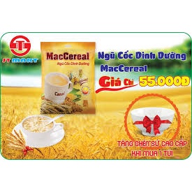 Bột ngũ cốc dinh dưỡng Maccereal vị ngọt tự nhiên từ lúa mạch 560g