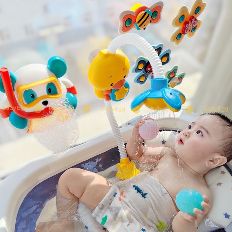 VÒI TẮM HOA SEN HÌNH VỊT, HÌNH GẤU KOALA, ĐỒ CHƠI NHÀ TẮM CHO BÉ