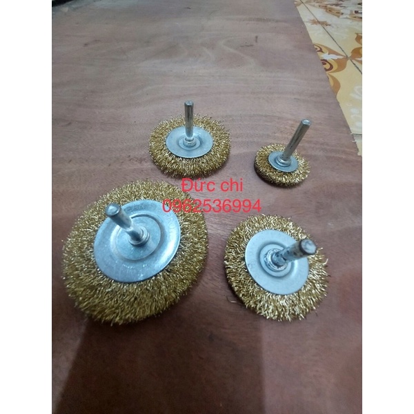 Chổi Đánh Rỉ đĩa chân 6mm