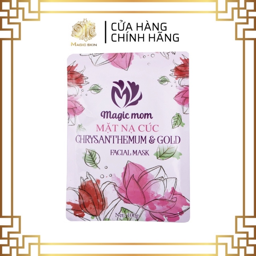 Mặt Nạ Bạch Cúc Magic Mom tái tạo tế bào da mới, ngăn ngừa quá trình lão hóa da sớm, cho làn da trông trắng sáng