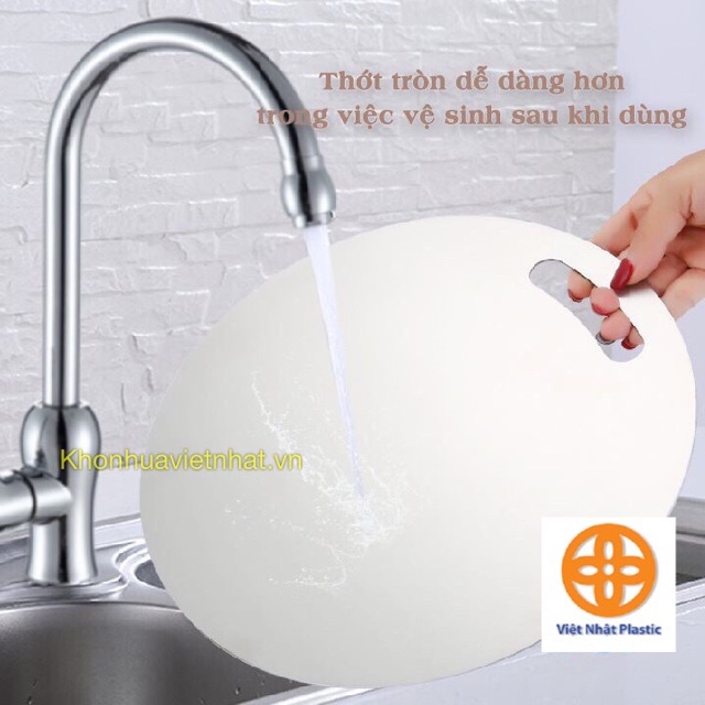 { HÀNG CAO CẤP} Thớt nhựa tròn Việt Nhật 3 size kháng khuẩn bền đẹp (MS:5800/5801/5802)