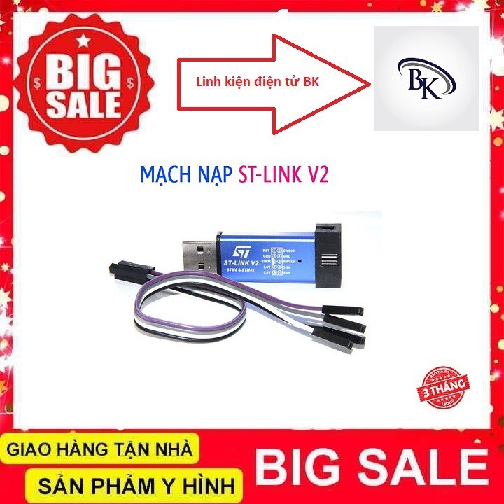 Mạch Nạp Code STM-stlink v2 stlink