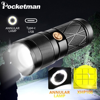 Đèn Pin Siêu Sáng Xhp100 + Cob 11400mah 8000lm