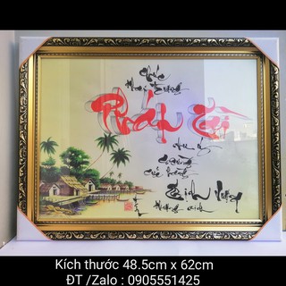 Thư pháp PHÁT TÀI.Quà tặng mừng tân gia,khai trương, sinh nhật.Mừng thọ ông bà,cha mẹ.Quà tết.Tranh trang trí tết