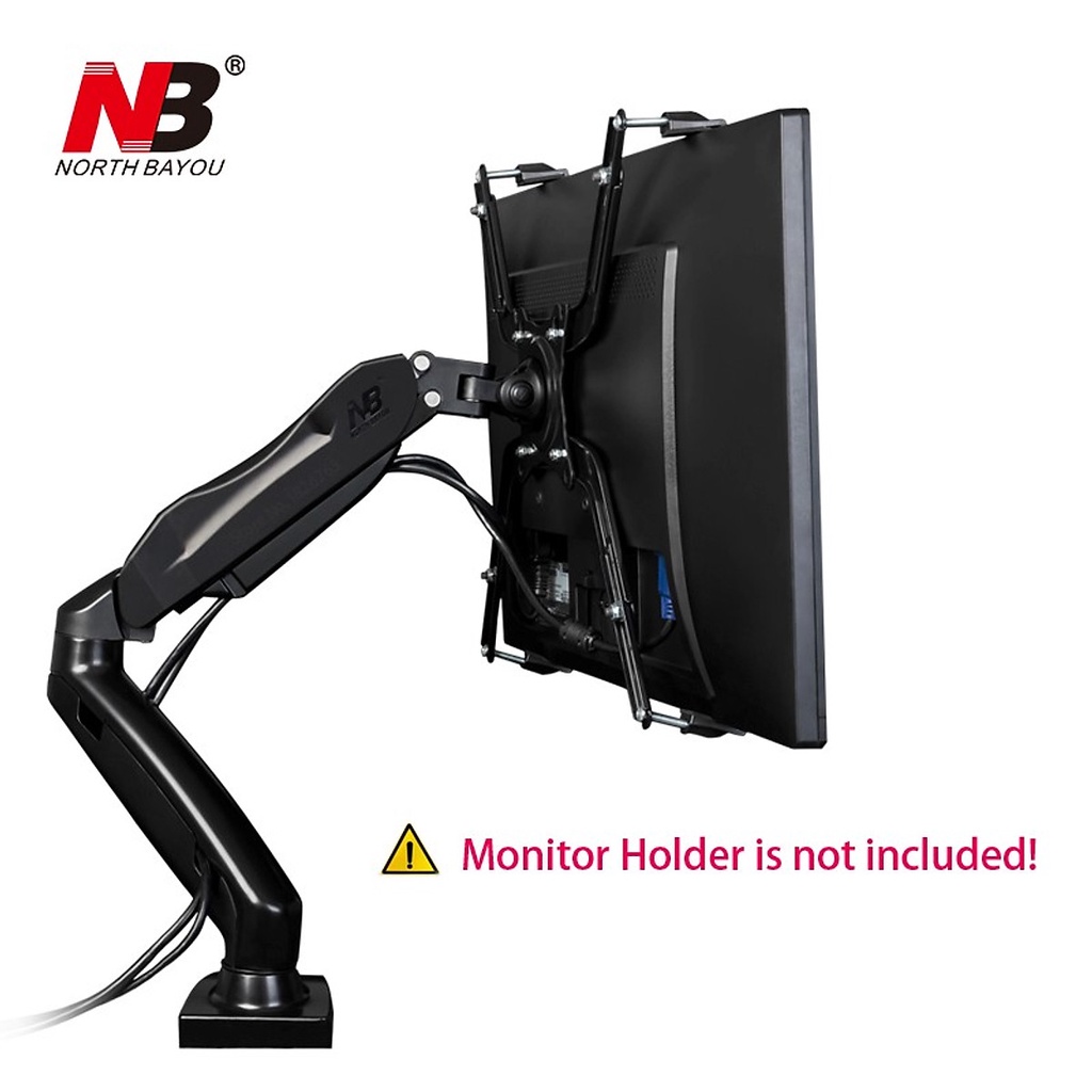 Kẹp Màn Hình North Bayou NB-FP1 (17-27inch) Cho Màn Hình Không Có Lỗ Bắt Vít - Hàng chính hãng