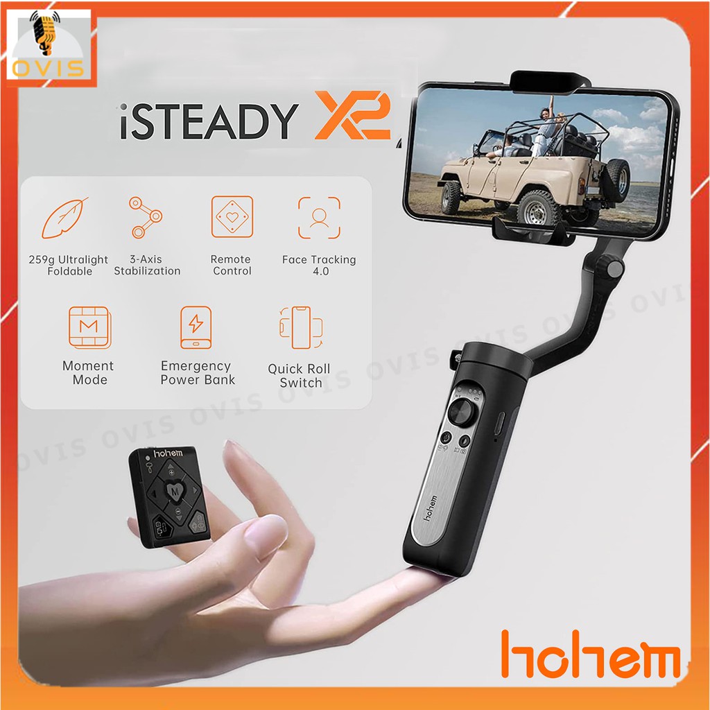 Tay Cầm Chống Rung (Gimbal) Hohem Isteady X2 Điều Khiển Từ Xa Không Dây Cho Smartphone