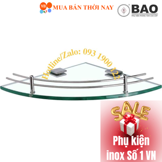 Kệ kính bn – 600 inox bảo