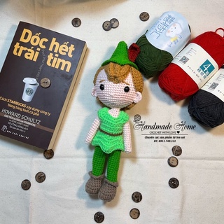 Búp bê Peter Pan móc len