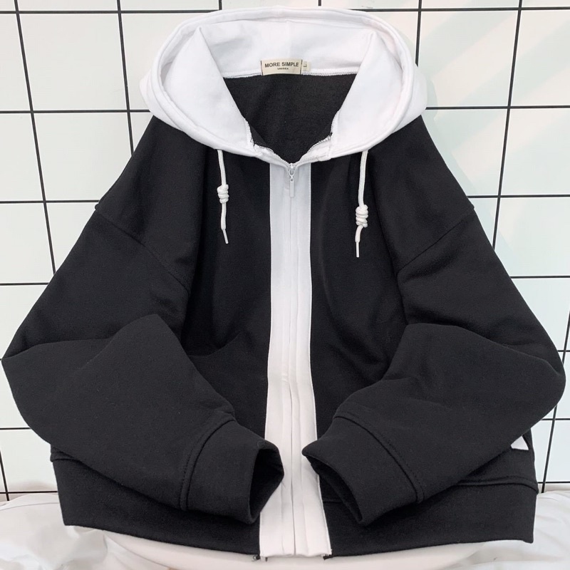 Áo Khoác Hoodie Zip ZET Form Rộng Unisex Oversize Vải Nỉ Bông Dày - Yowol SG