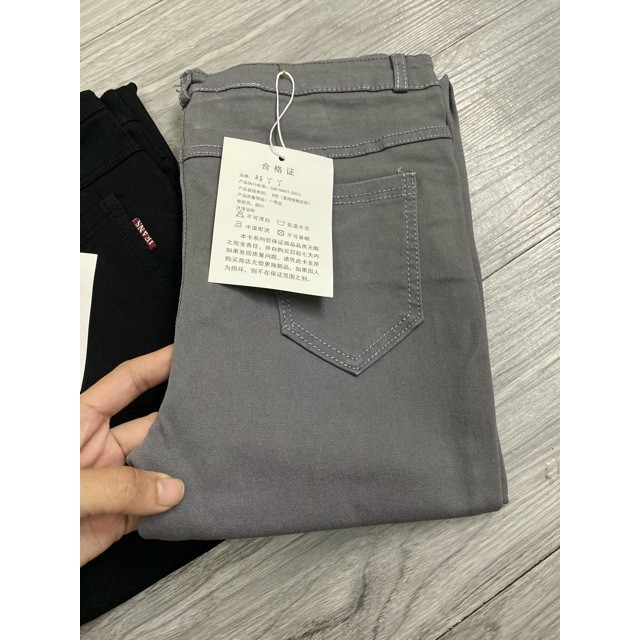 Quần Bò Nữ Giấy Hai Cúc Cạp Cao | BigBuy360 - bigbuy360.vn