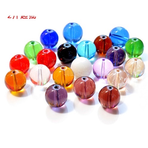 10 viên đá nhân tạo size 4/6/8/10mm đủ màu làm vòng tay