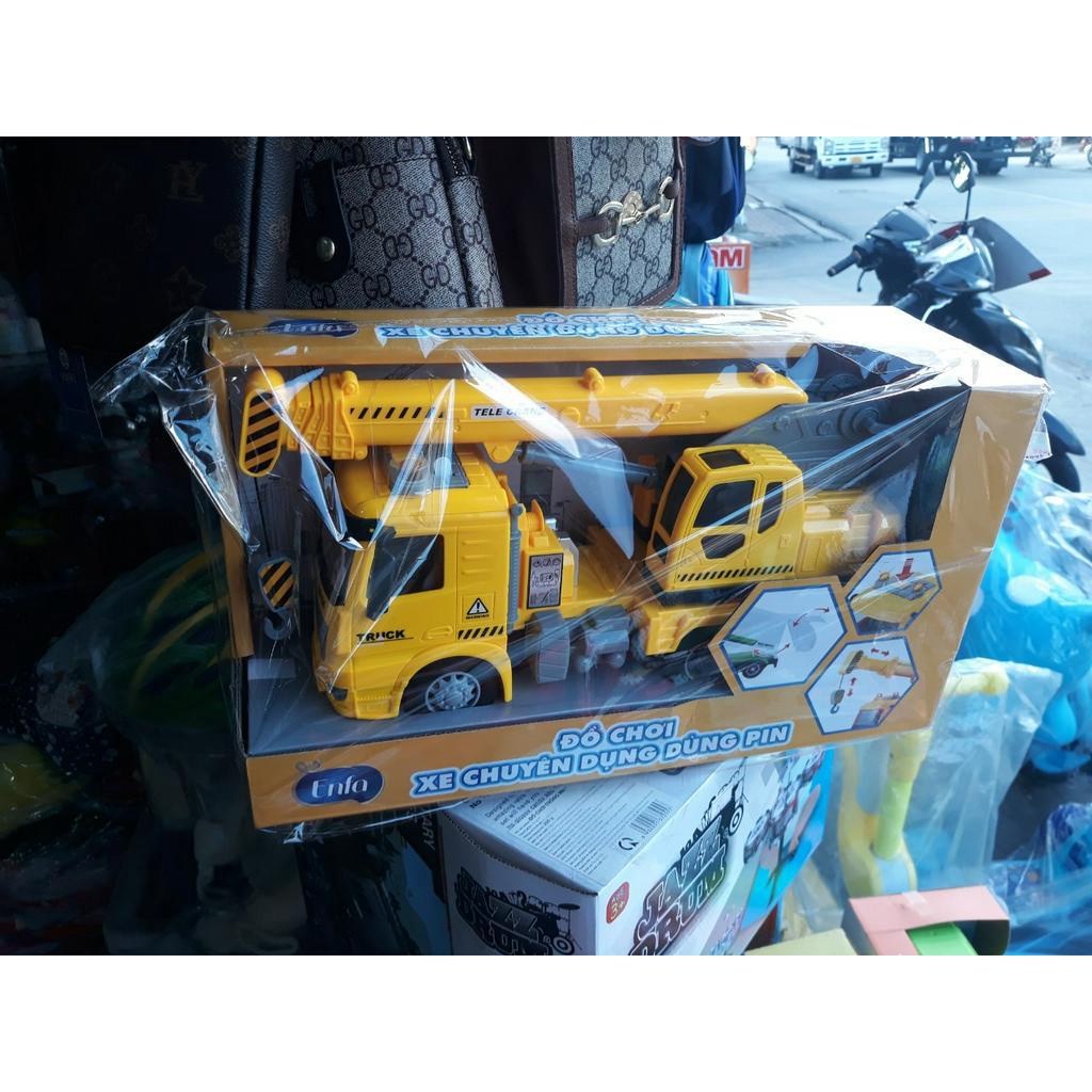 Đồ chơi xe chuyên dụng dùng pin quà tặng từ Anfa - Kèm pin