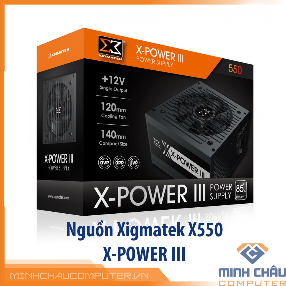 Nguồn XIGMATEK X-POWER III X-550 (EN45983)