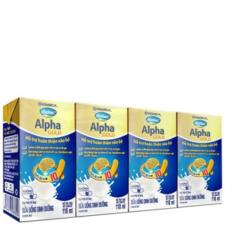 Sữa bột pha sẵn Dielac Alpha Gold 110ml