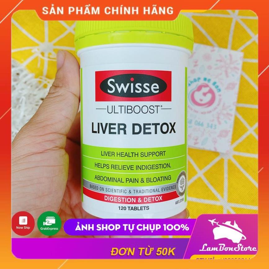 sale Viên uống Giải Độc Gan Swisse Ultiboost Liver Detox 120 viên - Úc