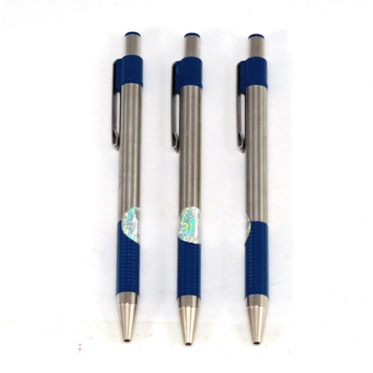 Bút Bi Bấm F-301 Zebra F301 0.7mm cán bút kim loại - 1 cây  - Hàng Chính Hãng