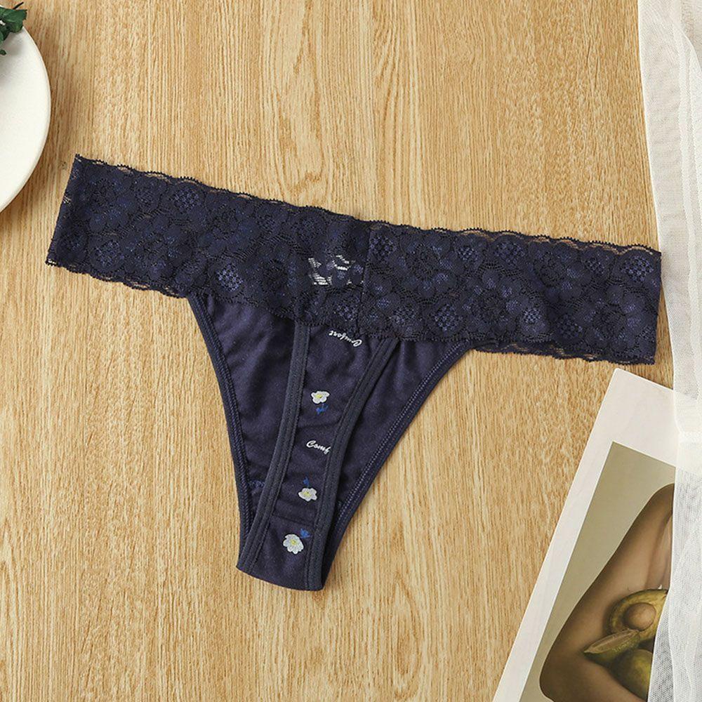 Quần Lót Ren Lưng Thấp Thoáng Khí Không Để Lại Dấu Vết Cho Nữ