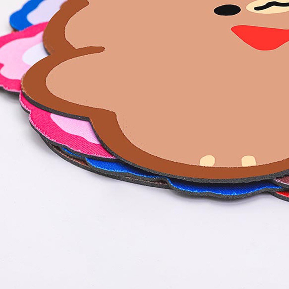 Tấm Lót Chuột Để Bàn Chống Thấm Nước Chống Trượt Hình Gấu Thỏ Dễ Thương Trang Trí Nhà Cửa / Văn Phòng