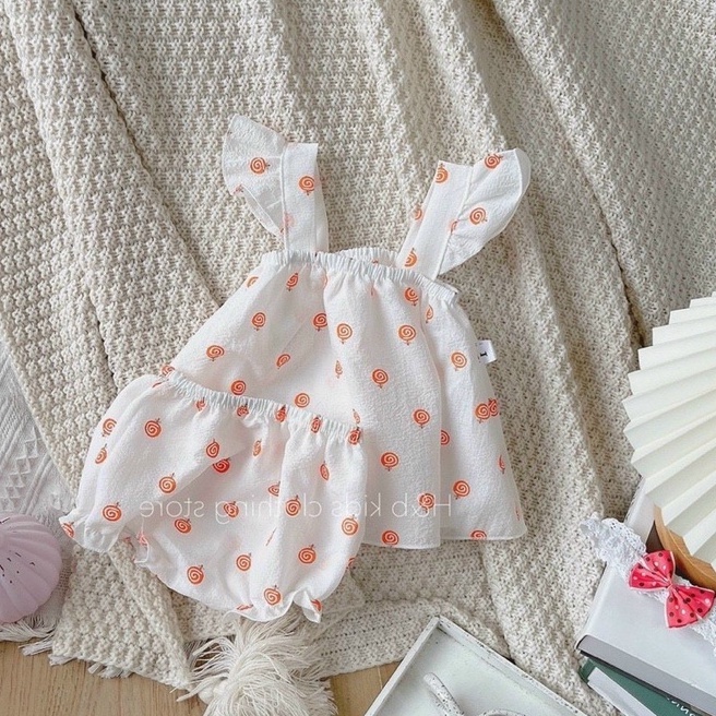 Bộ đũi xốp 2 dây cánh bé gái cao cấp 8-20kg