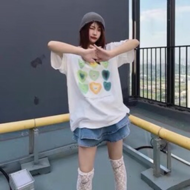 💥 Chân váy jean nữ hai tầng có quần mặt trong cạp cúc siêu hot nữ tính hàng Quảng Châu V27